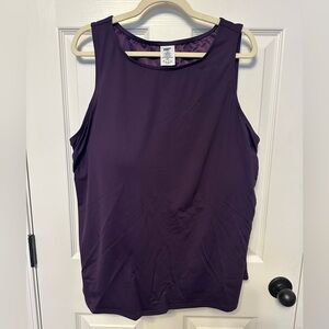 Lands' End Women's Plum Purple Swim Tank Top